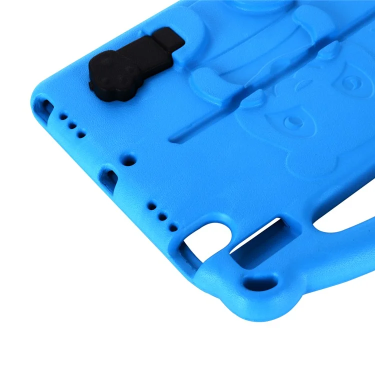 Panda Patrón EVA Choque de la Tableta a Prueba de Choques Con Kickstand Para Ipad 10.2 (2021)/(2020)/(2019) - Azul