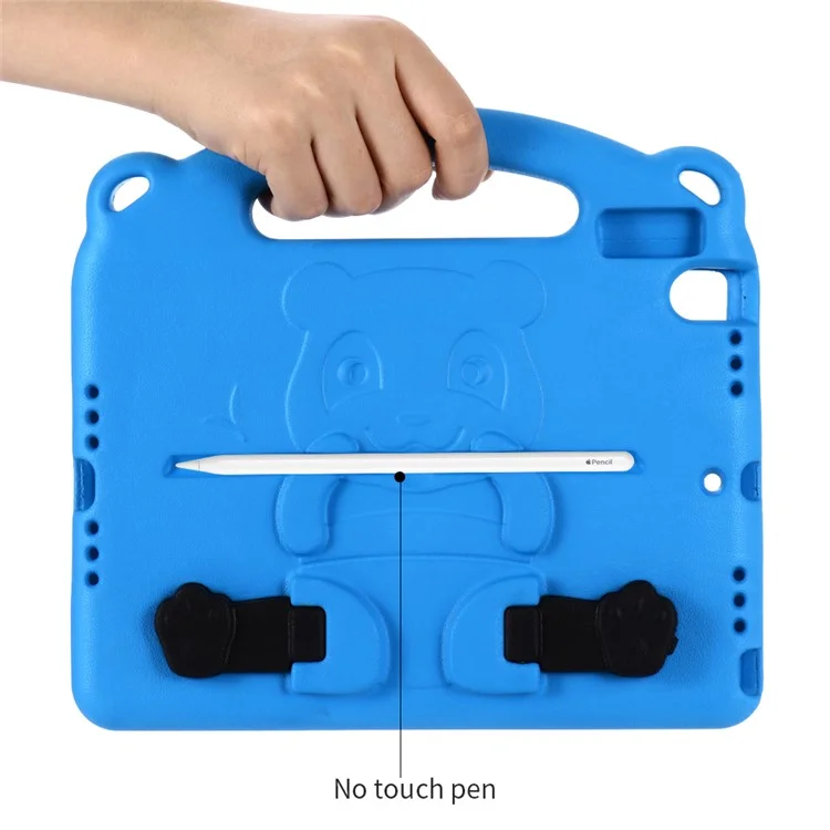 Panda Pattern EVA Shockproof Tablet Case with Kickstand for iPad 10.2 (2021)/(2020)/(2019) - Blue