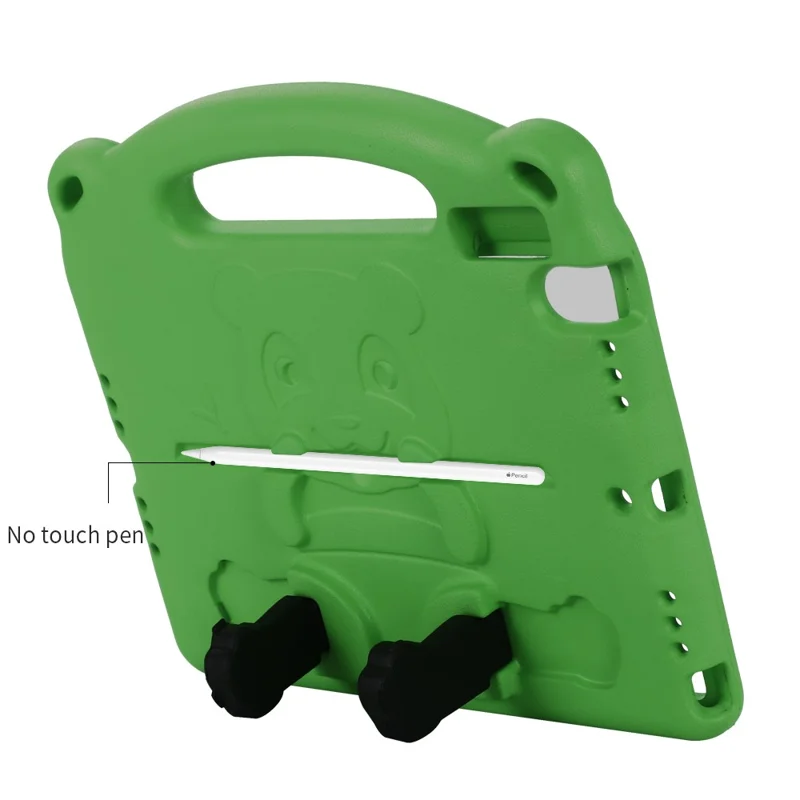 Panda Pattern EVA Shockproof Tablet Case with Kickstand for iPad 10.2 (2021)/(2020)/(2019) - Green
