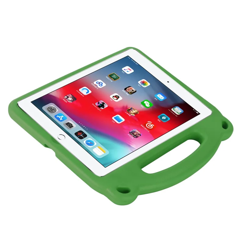 Panda Pattern EVA Shockproof Tablet Case with Kickstand for iPad 10.2 (2021)/(2020)/(2019) - Green