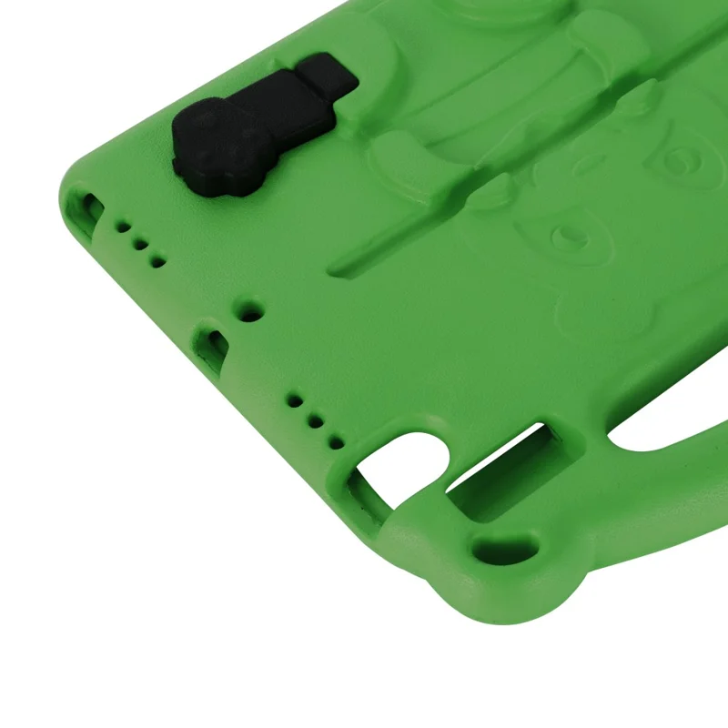 Panda Pattern EVA Shockproof Tablet Case with Kickstand for iPad 10.2 (2021)/(2020)/(2019) - Green