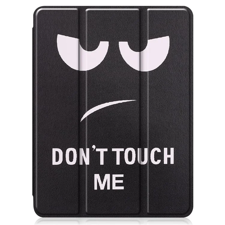 Pattern Printing Tri-Fold Stand Leather Special Case for iPad Pro 11-inch (2022) / (2021) / (2020) / (2018) - Don't Touch Me