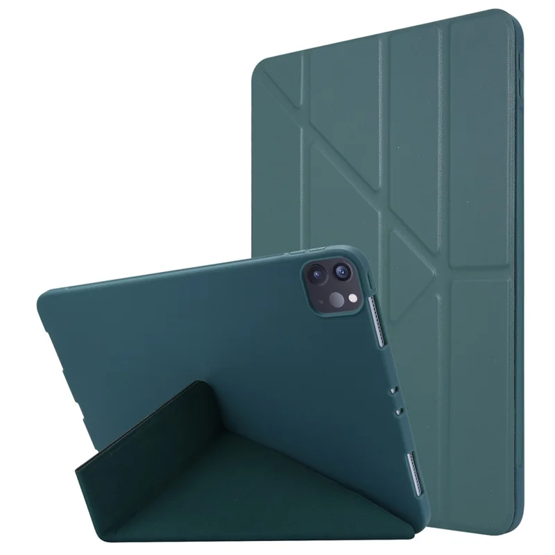Origami Stand Leather Smart Case for iPad Pro 11-inch (2020) / (2022) / (2021) - Green