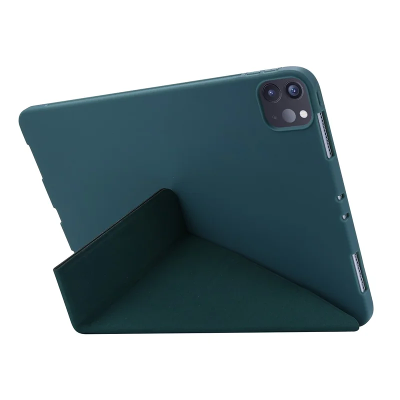 Origami Stand Leather Smart Case for iPad Pro 11-inch (2020) / (2022) / (2021) - Green