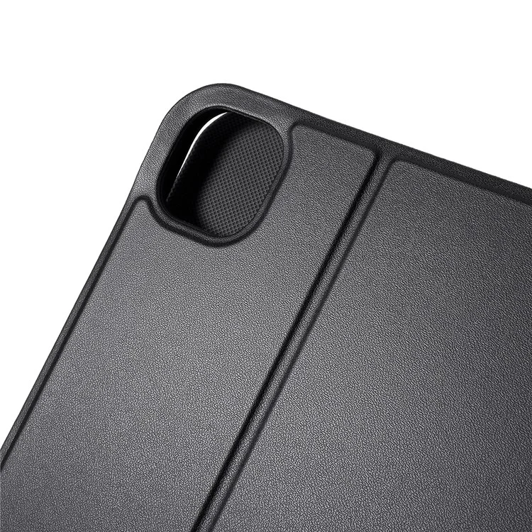 Couverture De Comprimé En Cuir Tri-pli Pour IPad Pro 11 Pouces (2021) (2020) (2018) - Noir