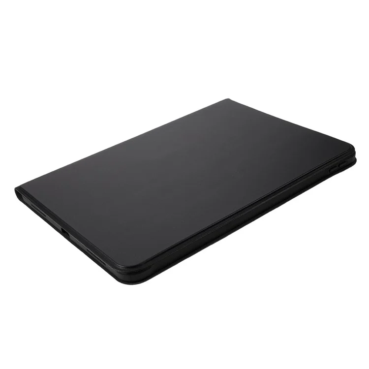 Cubierta De Tableta De Cuero Triple Plegable Para IPad Pro 11-Inch (2021) (2020) (2018) - Negro