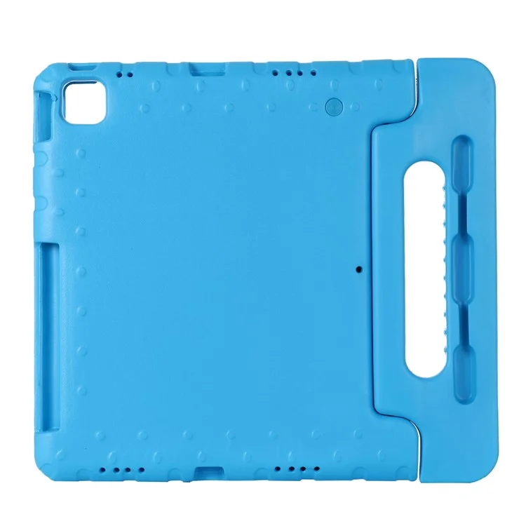 Drop-proof Kids Safe EVA Foam Case with Kickstand for iPad Pro 12.9 (2022) (2021) (2020) - Blue