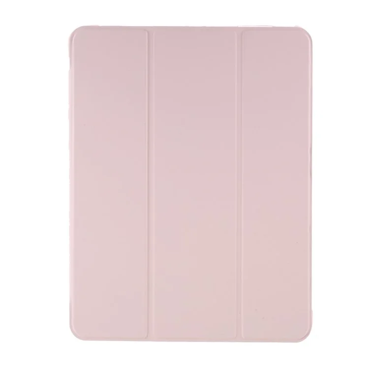 Tri-fold Stand Smart Leather Tablet Case with Pen Slot for iPad Pro 11-inch (2021)(2020)(2022) - Pink