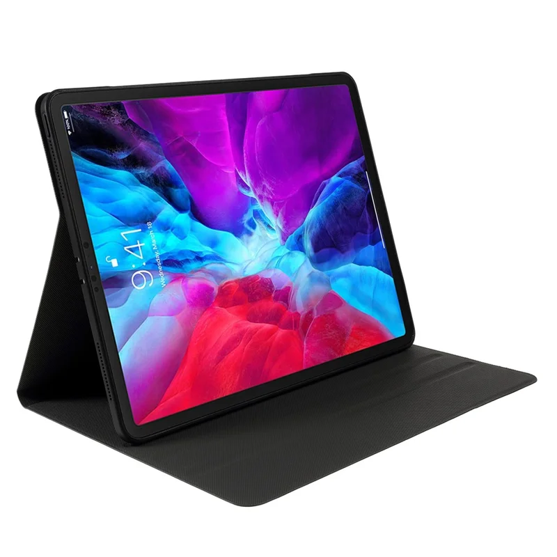 Stand PU Leather Protection Case for iPad Air 13 (2026) / (2025) / (2024) / Pro 12.9 (2022) / (2021) / (2020) / (2018) - Purple