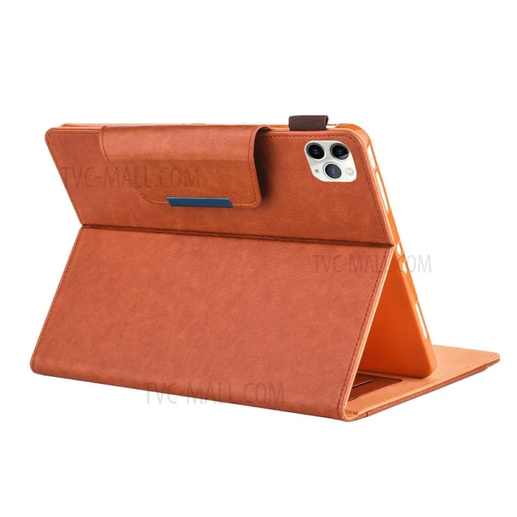 For iPad Air 11 (2025) / (2024) / Air (2020) (2022) / Pro 11 (2022) (2021) (2020) (2018) Wallet Stand Leather Smart Cover - Brown