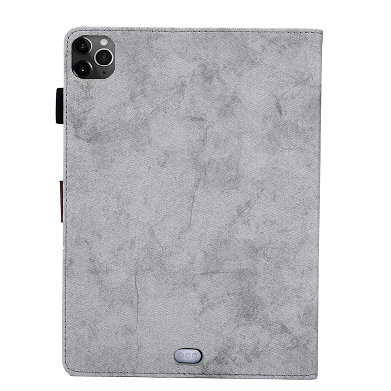 For iPad Air 11 (2026) / (2025) / (2024) / Air (2020) / Air (2022) / Pro 11-inch (2022) / (2021) / (2020)(2018) Leather Stand Case Card Holder - Grey