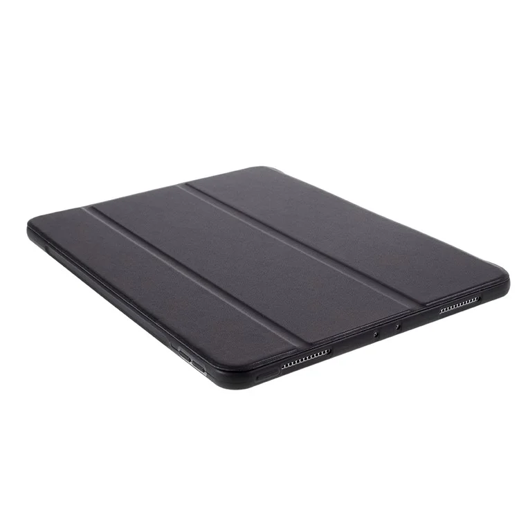 Case de Cuero Tri-pliegue Para Ipad Pro de 11 Pulgadas (2020) - Negro