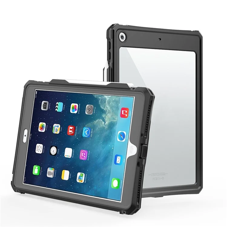 IP68 Waterproof Drop-proof Dust-proof Tablet Cover Swimming Rafting Protective Case for iPad 10.2 (2021) / (2020) / (2019)