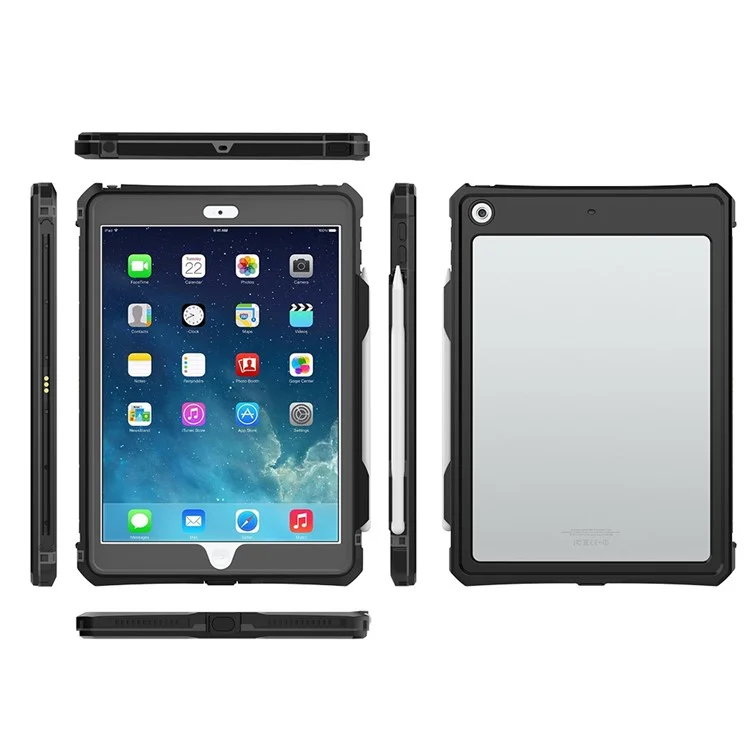 IP68 Waterproof Drop-proof Dust-proof Tablet Cover Swimming Rafting Protective Case for iPad 10.2 (2021) / (2020) / (2019)