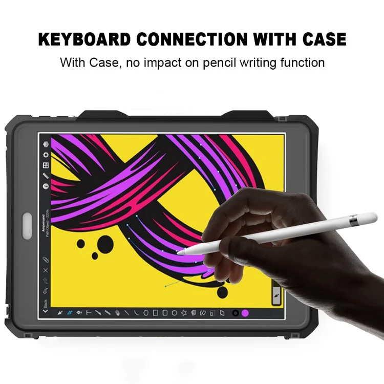 Custodia protettiva IP68 impermeabile, antiurto e antipolvere per iPad 10.2 (2021) / (2020) / (2019)