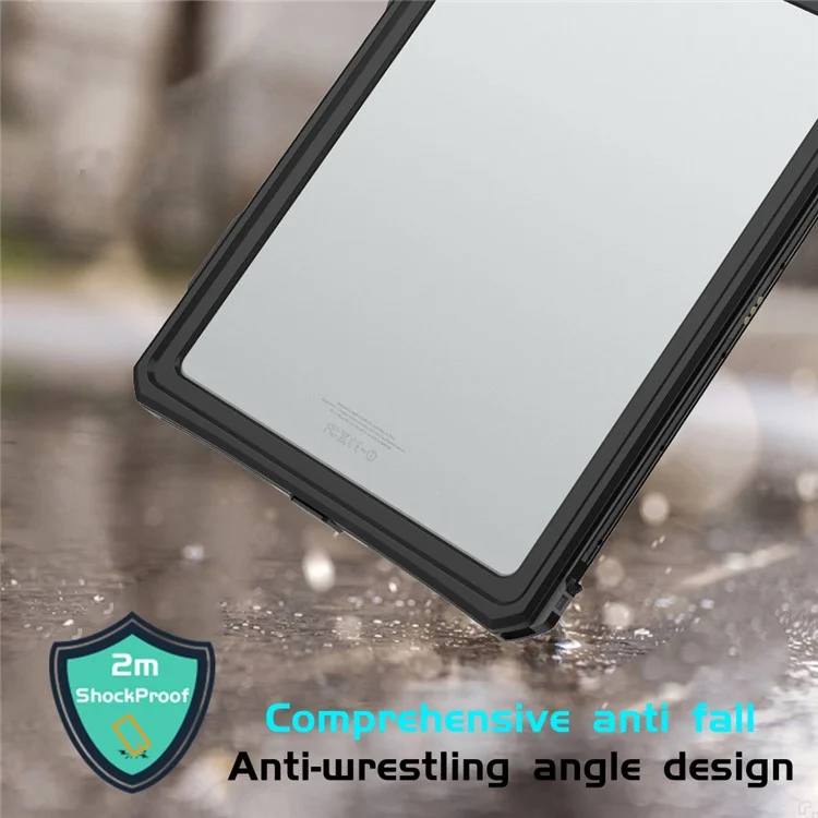 IP68 Waterproof Drop-proof Dust-proof Tablet Cover Swimming Rafting Protective Case for iPad 10.2 (2021) / (2020) / (2019)