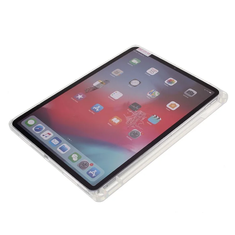 Case TPU Crystal Clear Avec Fente de Stylo Pour Ipad Pro 11 Pouces (2021) / (2020) / (2018)