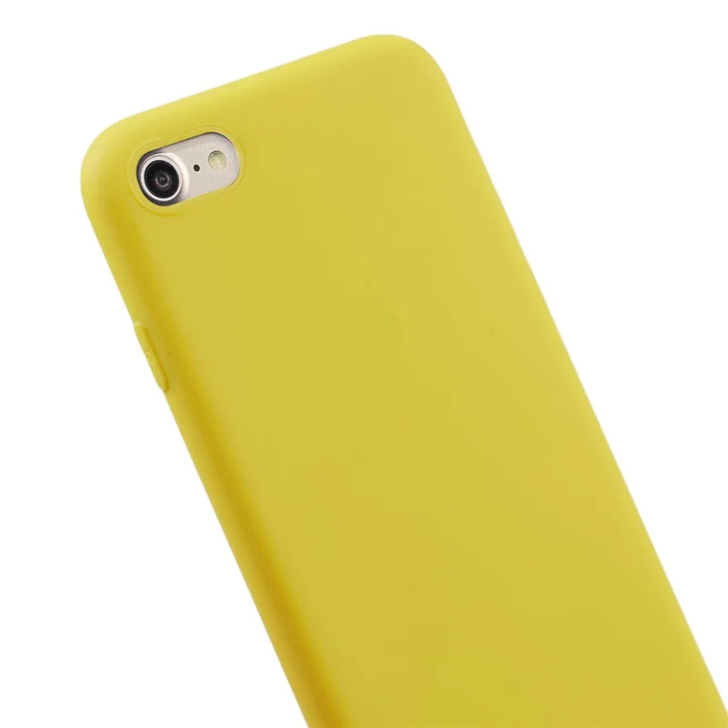 étui de téléphone mobile tpu soft pour iphone 7 / 8 / se (2020) / se (2022) 4,7 pouces - jaune