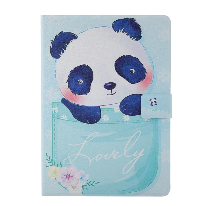 For iPad Air 11 (2025) / (2024) / Air (2020) (2022) / Pro 11 (2022) (2021) (2020) (2018)  Flip Leather Tablet Case - Panda