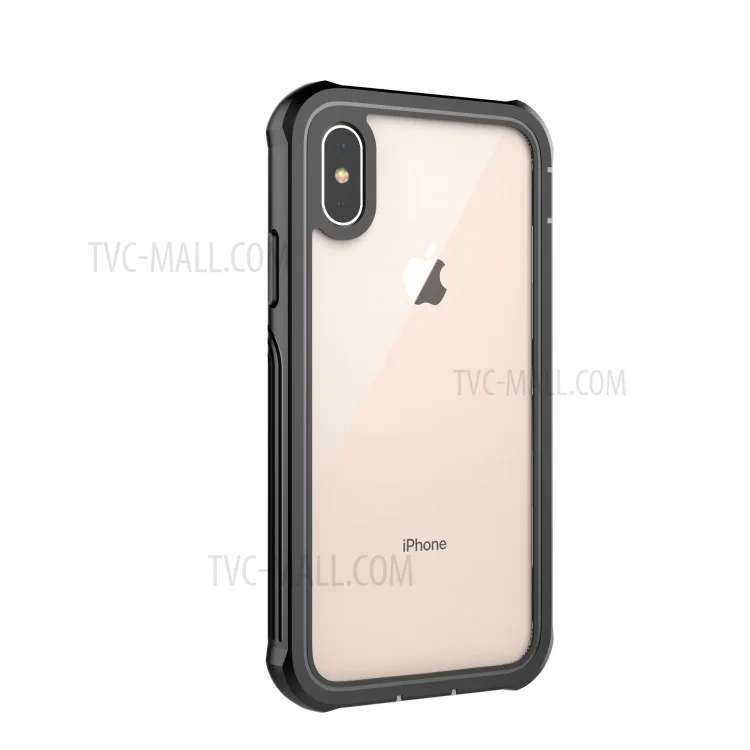 Proteção de Corpo Inteiro Capa Rígida de PC com Película de Proteção de Tela em PET para iPhone XS/X