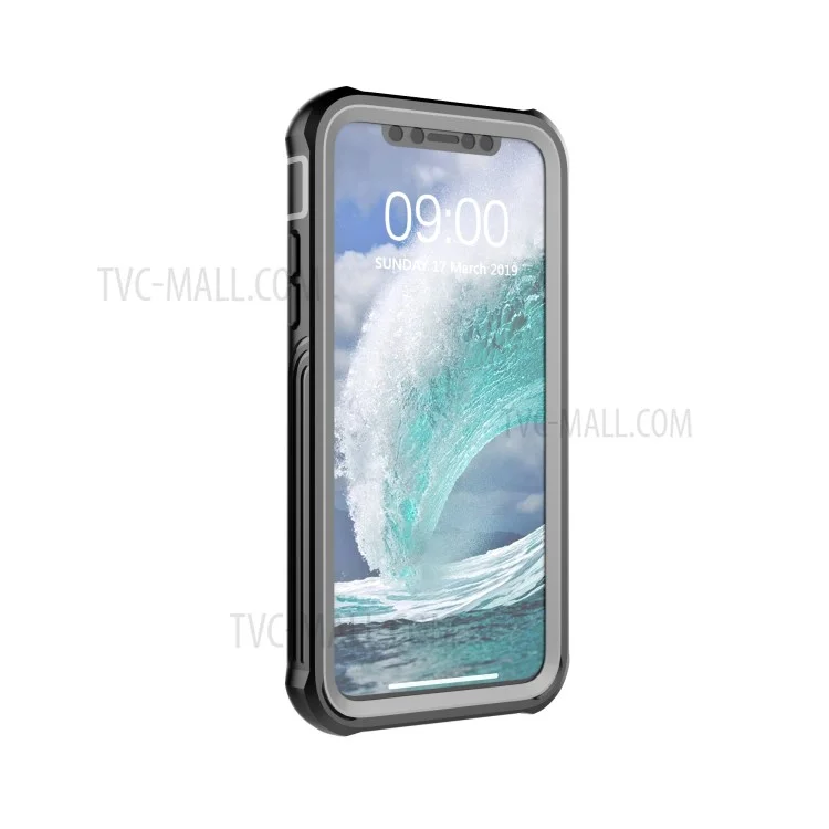 Proteção de Corpo Inteiro Capa Rígida de PC com Película de Proteção de Tela em PET para iPhone XS/X