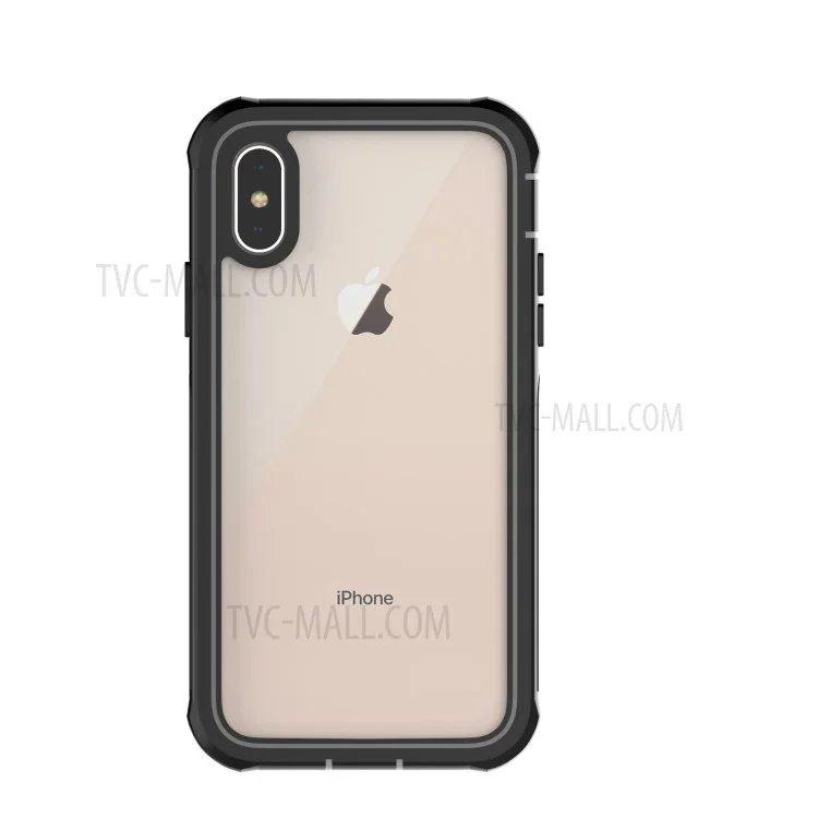 Protection Complète Du Corps Coque De Protection Dure PC Films Écran Intégré PET Pour IPhone XS / X