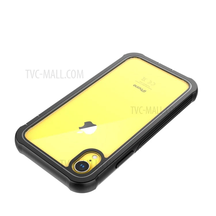 Shockproof All-inclusive PC Case Accessory Built-in PET Screen Film for iPhone XR 6.1 inch