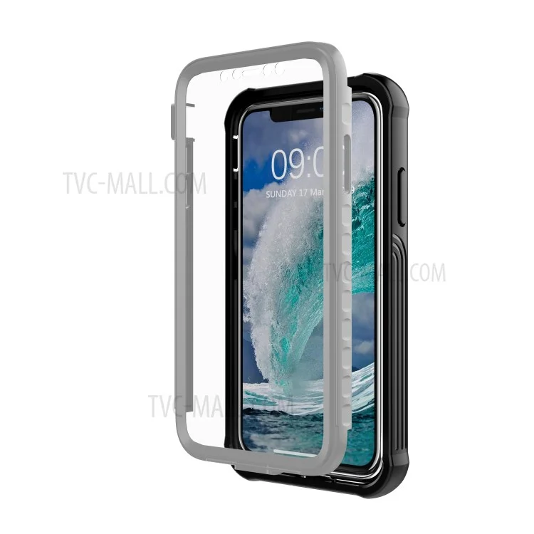 Guscio in plastica resistente agli urti per iPhone 11 Pro Max 6.5 pollici, con pellicola protettiva PET integrata