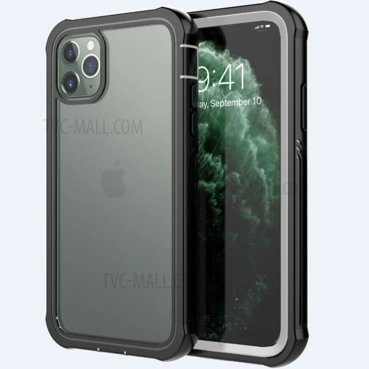 Guscio in plastica resistente agli urti per iPhone 11 Pro Max 6.5 pollici, con pellicola protettiva PET integrata