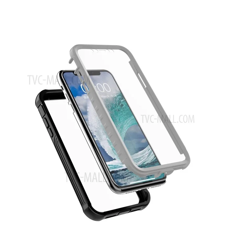 Protezione anti-caduta Full-body Hard PC Cover con film schermo PET incorporato per iPhone 11 6.1 pollici
