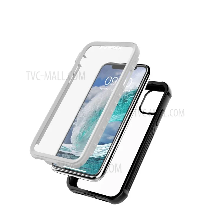 Protezione anti-caduta Full-body Hard PC Cover con film schermo PET incorporato per iPhone 11 6.1 pollici