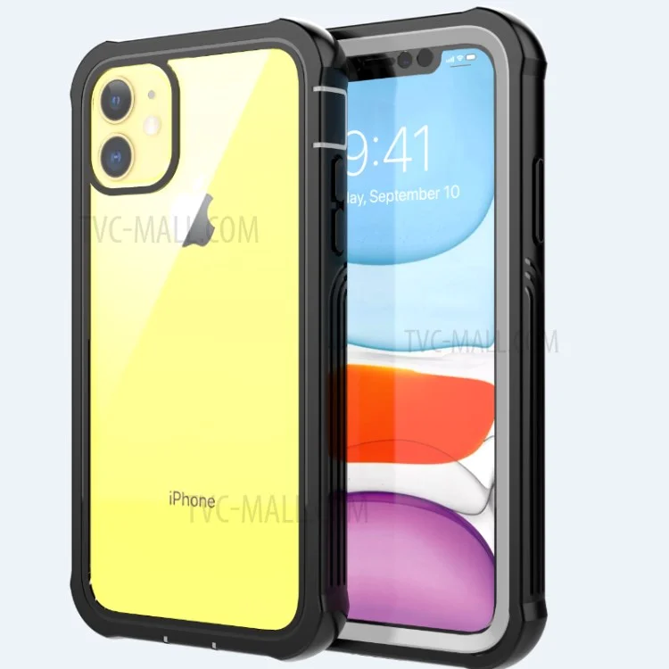 Protezione anti-caduta Full-body Hard PC Cover con film schermo PET incorporato per iPhone 11 6.1 pollici