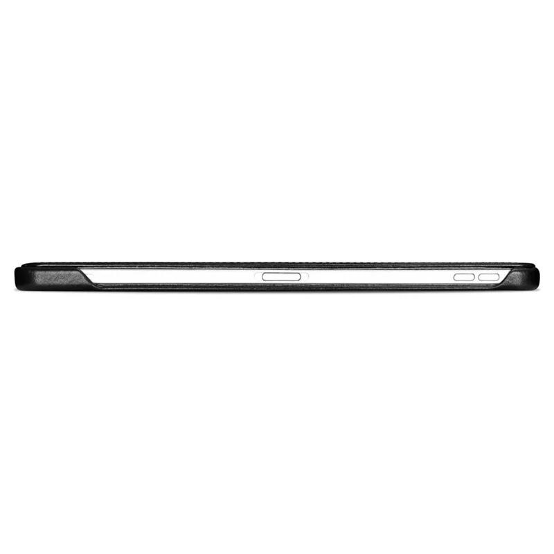 ICARER for iPad Air 11 (2026) / (2025) / (2024) / Pro 11-inch (2022) / (2021) / (2020) / (2018) Retro Tri-Fold Genuine Leather Smart Case Cover - Black