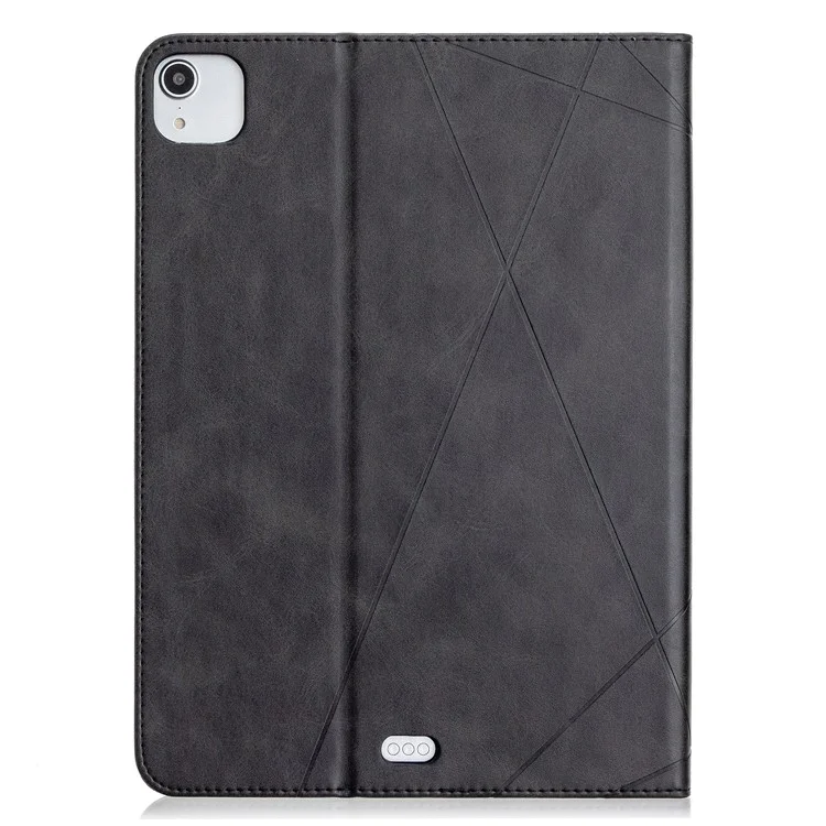 Per Ipad Pro 11 Pollici (2022) /(2021) /(2020) /(2018) Wake Geometric Pattern Wake / Custodia Per Supporti Per la Pelle Del Sonno - Nero