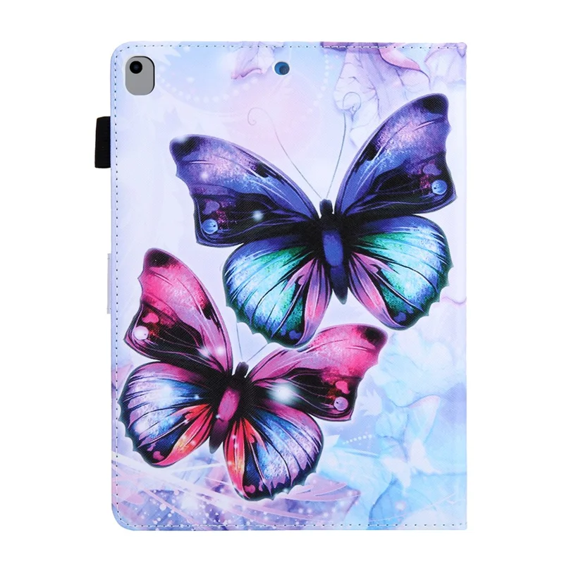 Pattern Printing Stand Leather Card Slots Tablet Cover for iPad 10.2 (2021)/(2020)/(2019)/Air 10.5 inch (2019) - Butterfly