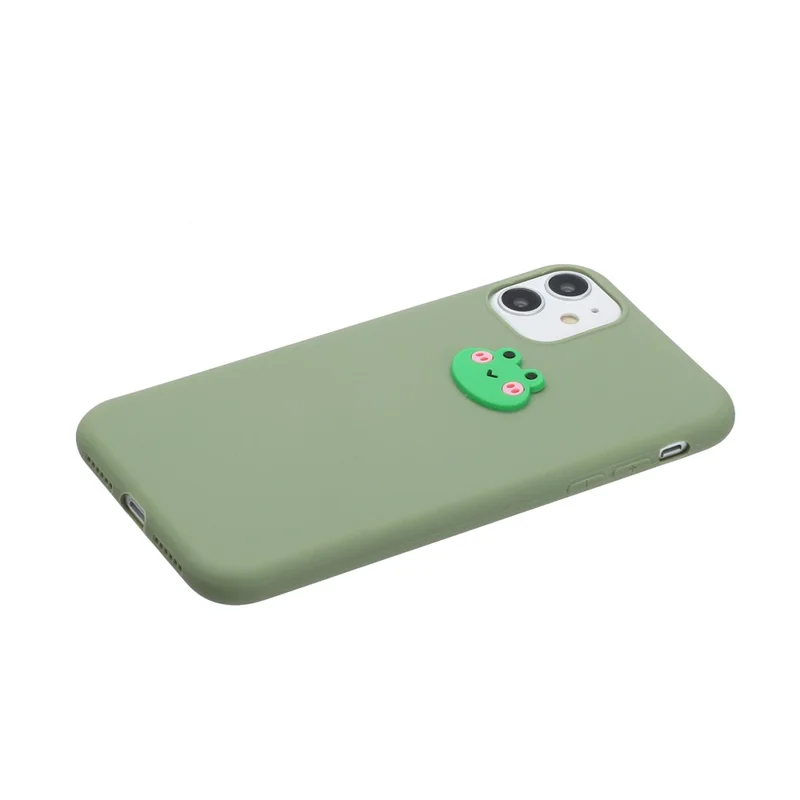 Animal Logo Decor TPU Phone Case Shell for Apple iPhone 11 6.1 inch - Frog