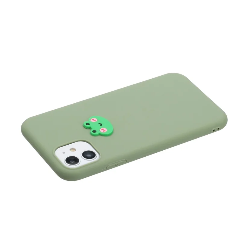 Animal Logo Decor TPU Phone Case Shell for Apple iPhone 11 6.1 inch - Frog