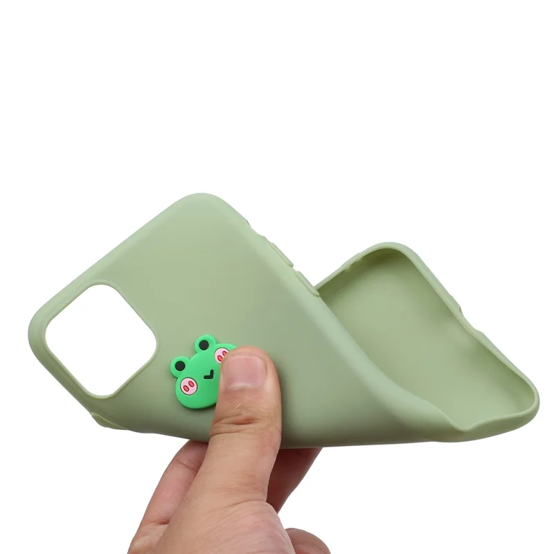 Animal Logo Decor TPU Phone Case Shell for Apple iPhone 11 6.1 inch - Frog