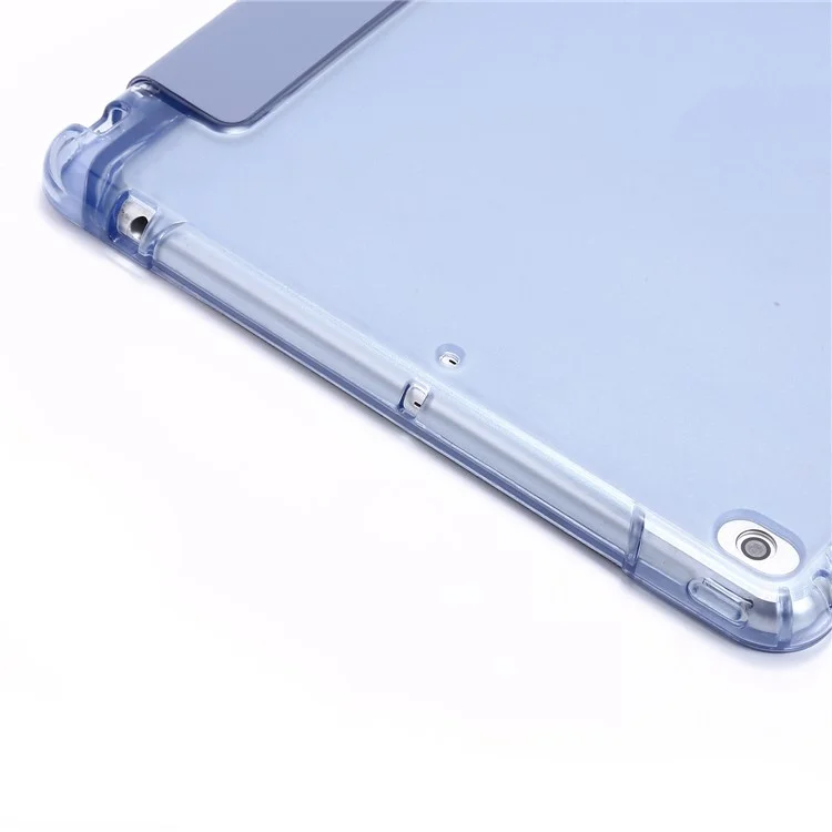 Case de Tableta de Cuero Antidesculas Antidesculas Antidesculas a Prueba de Golpes Con Ranura Para Lápiz Para Ipad 9.7 Pulgadas (2018) - Violeta