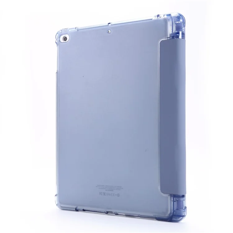 Case de Tableta de Cuero Antidesculas Antidesculas Antidesculas a Prueba de Golpes Con Ranura Para Lápiz Para Ipad 9.7 Pulgadas (2018) - Violeta