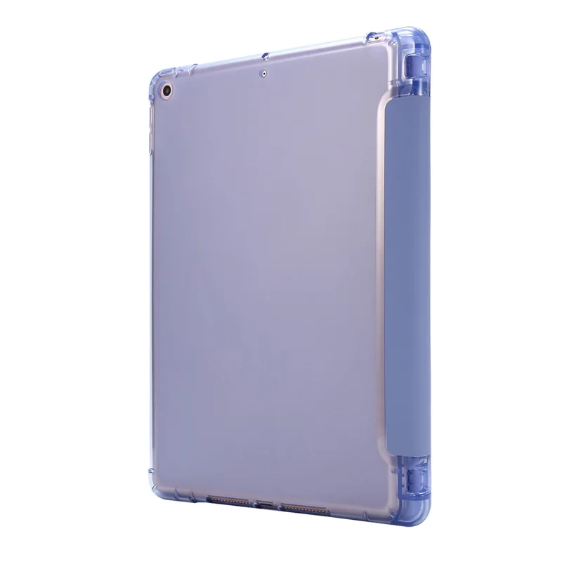 Deformable Stand Leather Smart Tablet Shell for iPad 10.2 (2021)/(2020)/(2019) - Purple