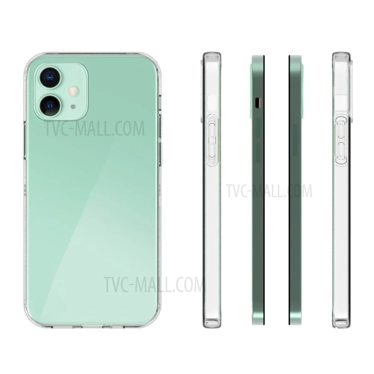 Прозрачный TPU Anti-Fingerprint Защитная Крышка Для IPhone 12