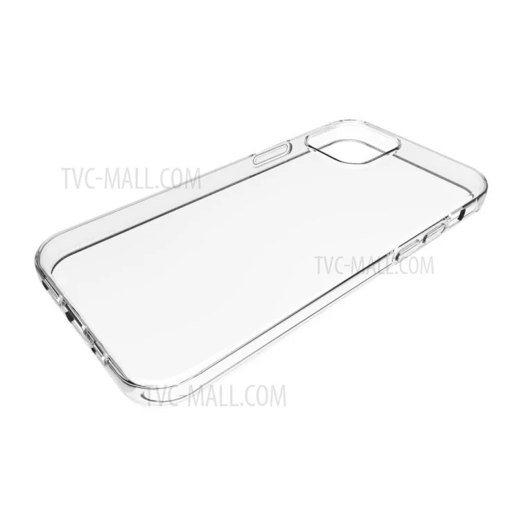 Clear TPU Anti-fingerprint Back Protection Cover for iPhone 12