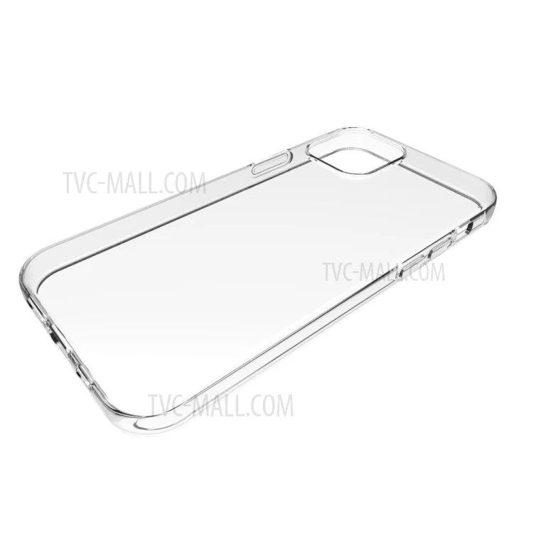 Clear TPU Anti-fingerprint Back Protection Cover for iPhone 12