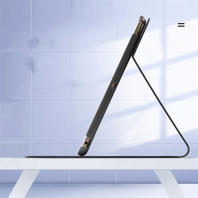 Étui à Support en Cuir à Carres de Vache Supérieure Pour Ipad 9,7 Pouces (2018)