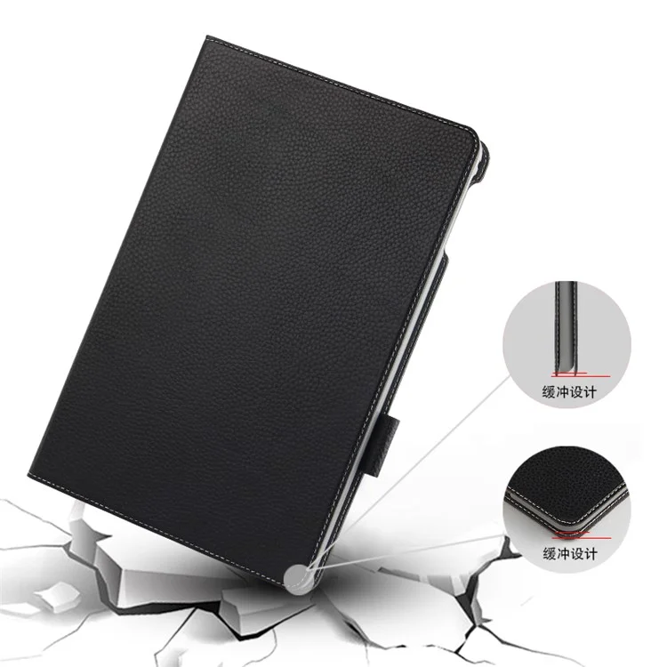 Étui à Support en Cuir à Carres de Vache Supérieure Pour Ipad 9,7 Pouces (2018)