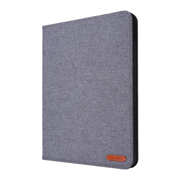 For iPad Pro 11-inch (2022) / (2021) / (2020) Cloth Texture Card Slots Stand Leather Cover - Grey