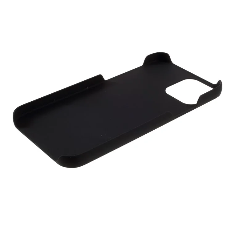 Rubberized Hard PC Phone Case for iPhone 12 Pro Max 6.7 inch - Black