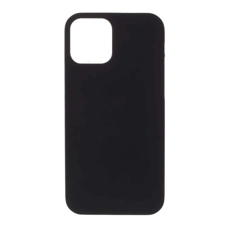 Rubberized Plastic Cell Phone Cover Case for iPhone 12 mini 5.4 inch - Black