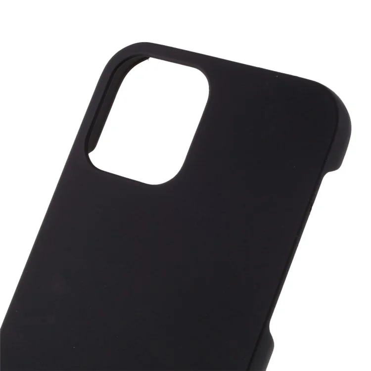 Copertura Del Telefono Cellulare in Plastica Gommata Per Iphone 12 Mini 5,4 Pollici - Nero